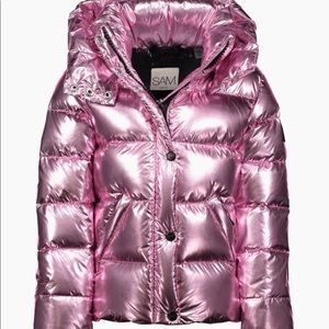 SAM’s puffer iridescent pink girls 8-10 size